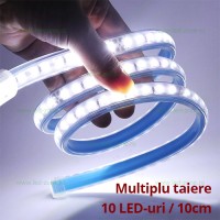 Banda LED 2835 100 SMD/ML 220V Superflux Taiere 10CM