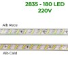 Banda LED 2835 180 SMD/ML 220V Super Bright