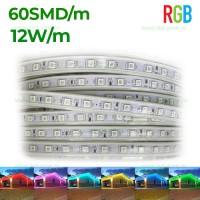 BENZI LED, Banda LED 5050 60 SMD/ML RGB 220V Premium, LED-Zone.ro