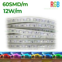 BENZI LED - Reduceri Banda LED 5050 60 SMD/ML RGB 220V Premium Promotie