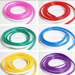 Furtun LED Neon Flex Slim 220V Premium Diverse Culori