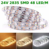 BENZI LED, Banda LED 2835 48 SMD/ML Lupa 24V Rola 10m Diverse Culori, LED-Zone.ro