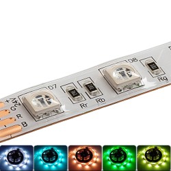 Banda LED 5050 60 SMD/ML RGB Silicon 24V