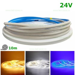 Banda LED COB 288 LED/ML Exterior 24V Rola 10m