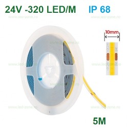 Banda LED COB 320 LED/ML Submersibila 24V