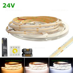 Kit Banda LED COB 608 LED/ML CCT Rola 10m 24V Touch
