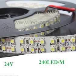 Banda LED 2835 240 SMD/ML Interior 2 Randuri 24V