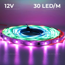 Banda LED 5050 30 SMD/ML Interior Digitala RGB 12V