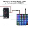 Controller DMX512 Adresabil Banda LED Pixel Digitala SP201E