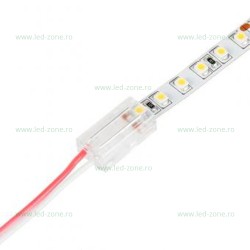 Conector Alimentare 2 Fire Banda LED 5mm Interior
