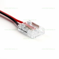 ACCESORII BANDA LED, Conector Alimentare 2 Fire Banda LED COB 10mm Interior, LED-Zone.ro