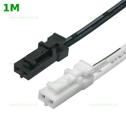 Conector Alimentare 2 Fire Banda LED Sursa Raft 1M