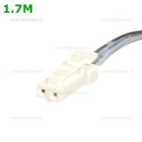ACCESORII BANDA LED, Conector Alimentare 2 Fire Neonflex LED Sursa Raft 1.7M, LED-Zone.ro