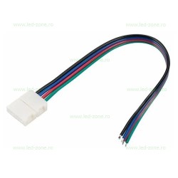 Conector Alimentare 4 Fire Banda LED SMD 5050 12V RGB