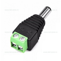 Conector Alimentare Banda LED 12V Mufa Tata