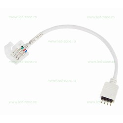 Conector Alimentare Banda LED 5050 RGB 12V la Controller cu 4 Pini