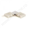 Conector Imbinare 2 Contacte Unghi 90 Banda LED 12V 10mm