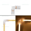 Conector Imbinare 2 Contacte Unghi 90 Banda LED COB 5mm