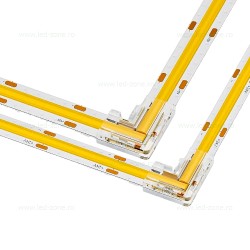 Conector Imbinare 2 Contacte Unghi 90 Banda LED COB 8mm Interior