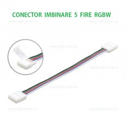 Conector Imbinare 5 Fire Banda LED SMD 5050 12V RGBW