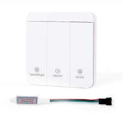 Controller Banda LED Digitala WS2811 IC 24V cu Telecomanda Aplicata