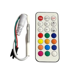 Controller Banda LED RGB Digitala 5-24V RF Telecomanda 21 Taste