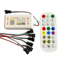 BENZI LED, Controller Banda LED RGB Digitala RF si Bluetooth Muzical 6 Iesiri SP107E, LED-Zone.ro