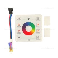 CONTROLLERE, Controller Banda LED RGB Digitala MT16703 IC 24V cu Telecomanda RF Aplicata, LED-Zone.ro