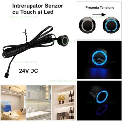 Intrerupator LED cu Senzor Tactil si Variator 24V