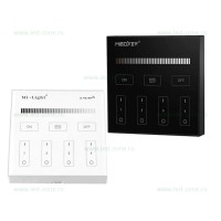 CONTROLLERE, Telecomanda Monocrom 4 Zone MiLight RF Montaj Perete, LED-Zone.ro