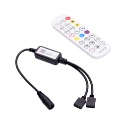Controller Banda LED RGB 12A 144W WI-FI si Telecomanda RF 2 Iesiri