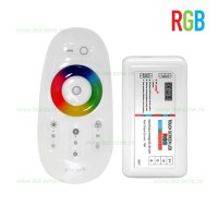 CONTROLLERE, Controller Banda LED RGB 18A 216W Telecomanda RF Alb, LED-Zone.ro