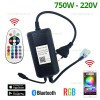 Controller Banda LED RGB 220V 750W Bluetooth Telecomanda IR Alba