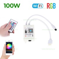 CONTROLLERE RGB - Reduceri Controller Banda LED RGB 8A 100W WI-FI si Telecomanda IR LZ01 Promotie