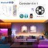Controller Banda LED RGB Bluetooth Telecomanda 4 Iesiri Muzical 