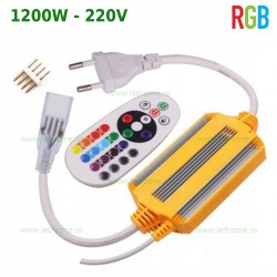 Controller Banda LED RGB 220V 1200W RF IP65