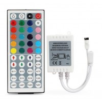 CONTROLLERE, Controller Banda LED RGB 6A 72W 44 Taste IR, LED-Zone.ro