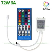 Controller Banda LED RGBW 6A 72W IR