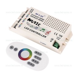 Controller Muzical Banda LED RGB 15A 180W Telecomanda RF