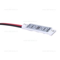 CONTROLLERE, Mini Controller Banda LED RGB 6A 72W 3 Taste, LED-Zone.ro