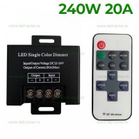 CONTROLLERE, Variator Banda LED 240W RF Telecomanda, LED-Zone.ro
