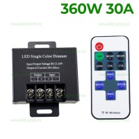 CONTROLLERE DIMMER - Reduceri Variator Banda LED 360W RF Telecomanda Slim Promotie