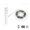 Kit Banda LED 2835 Silicon 1M cu Senzor Miscare si Baterii