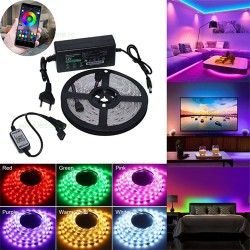 Kit Banda LED 5050 RGB Silicon 12V WIFI Rola 5m