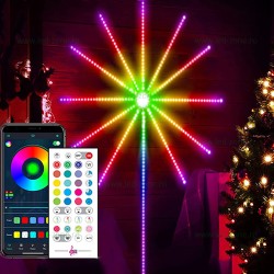 Kit Banda LED 5V Joc Artificii cu Telecomanda sau Telefon