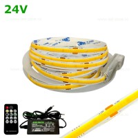 BENZI LED, Kit Banda LED COB 480 LED/ML Rola 5m 24V IR, LED-Zone.ro
