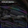 Kit Banda LED RGB Interior Auto 110cm si 25cm USB cu Telecomanda si Aplicatie Telefon
