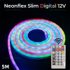 Kit Neonflex LED Slim Digital 5m Telecomanda