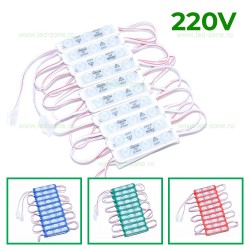 Set 20 Module LED 3xSMD Diverse Culori 220V