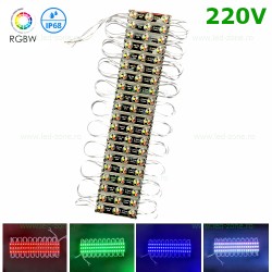Set 40 Module LED 9xSMD3030 RGBW 5 Functii 220V IP68